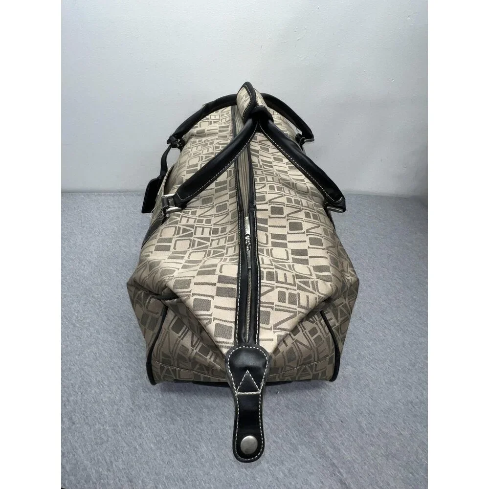 Kenneth Cole Reaction Beige 22" Rolling Duffel Bag Travel Carry On Wheeled Bag - Picture 4 of 16